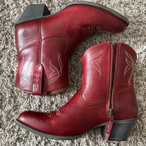 Red Ariat Boots